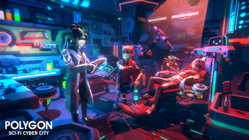 POLYGON Sci-Fi Cyber City Synty™ Official Store – Synty Store