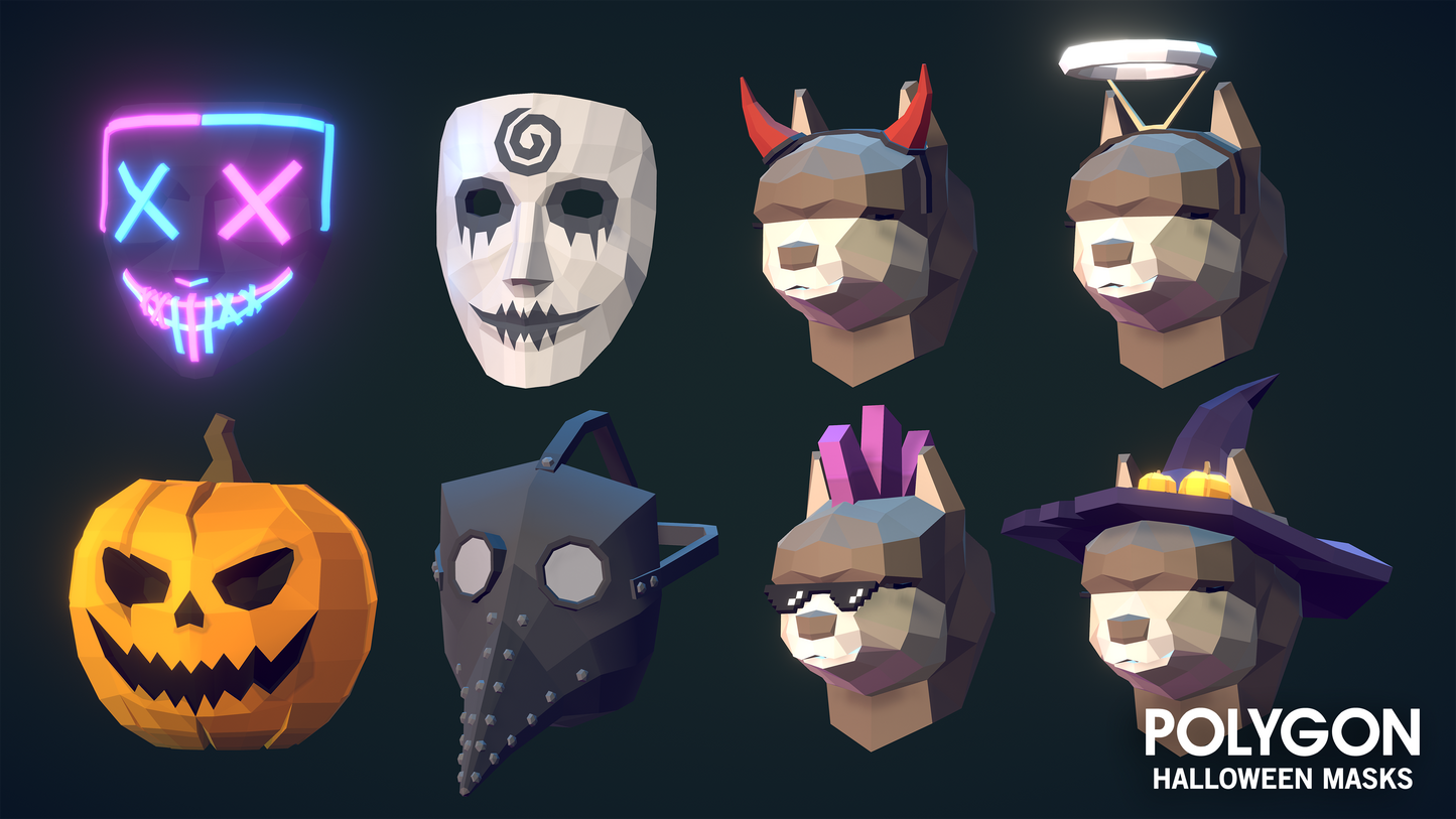 POLYGON - Halloween Horror Masks | FREE