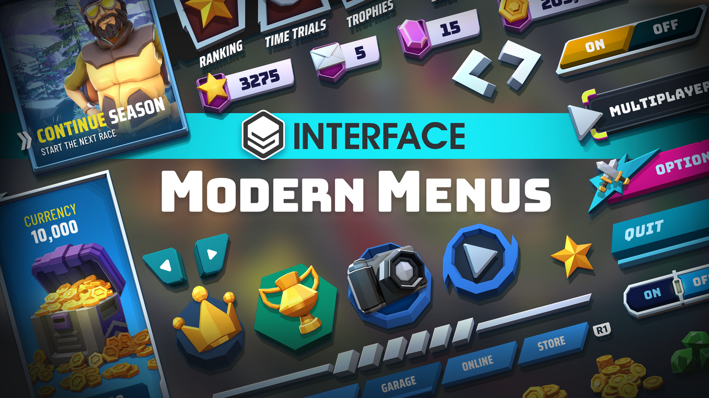 INTERFACE - Modern Menus