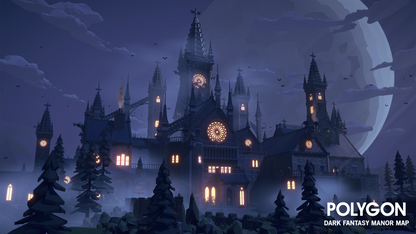 POLYGON - Dark Fantasy Manor Map