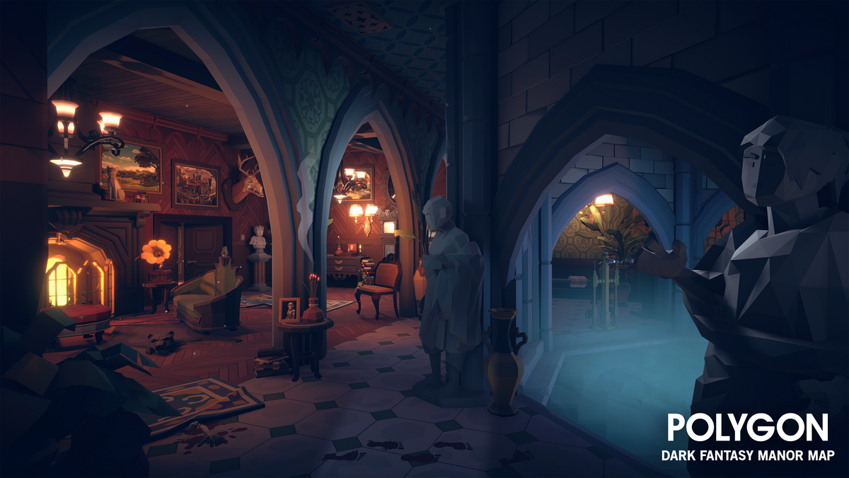 POLYGON - Dark Fantasy Manor Map