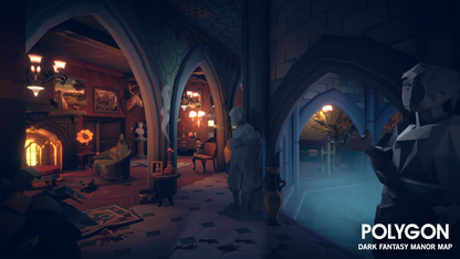 POLYGON - Dark Fantasy Manor Map