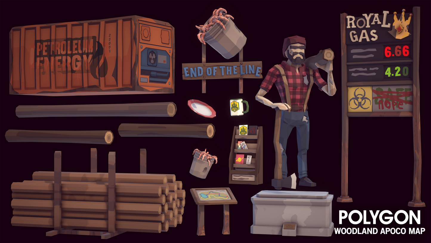 POLYGON - Woodland Apocalypse Map Bundle