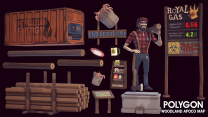 POLYGON - Woodland Apocalypse Map Bundle