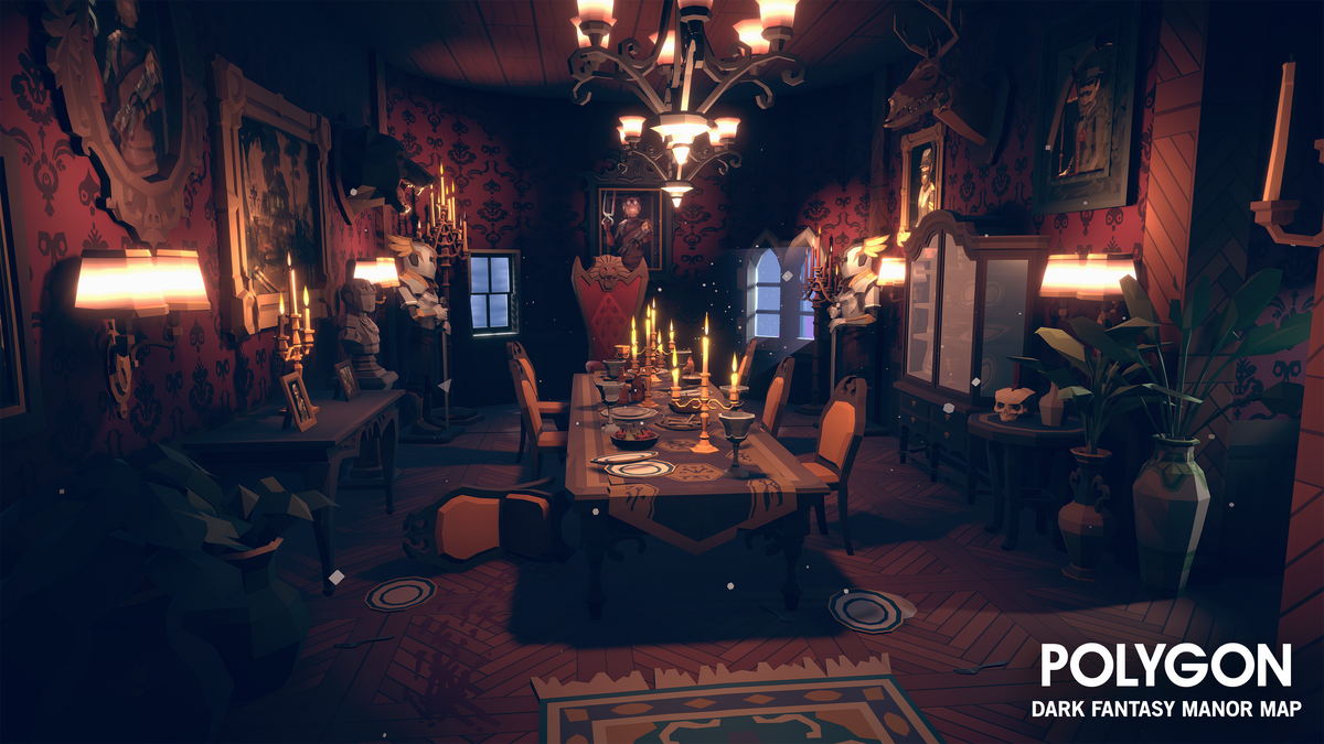 POLYGON - Dark Fantasy Manor Map