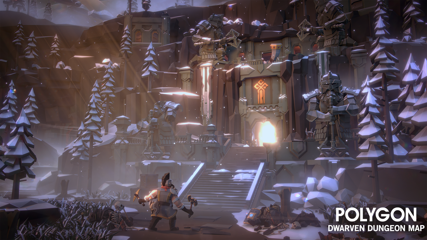 POLYGON - Dwarven Dungeon Map