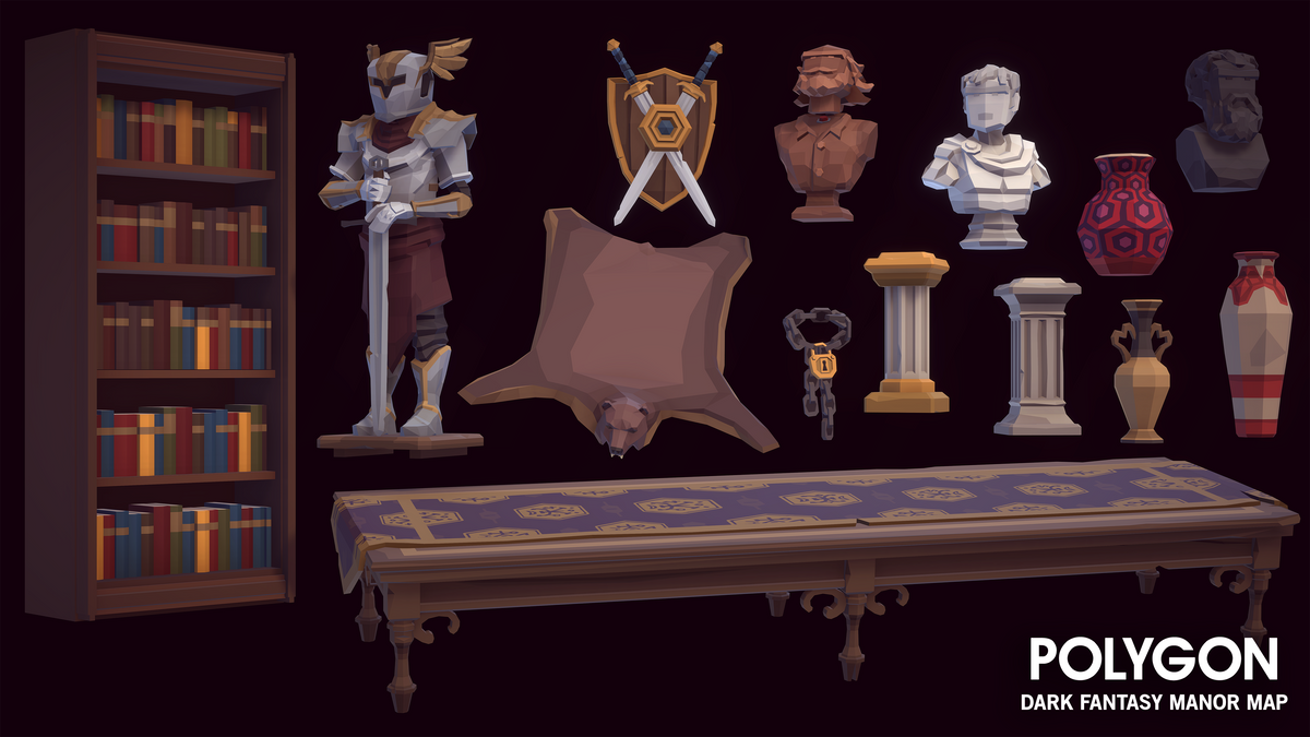 POLYGON - Dark Fantasy Manor Map