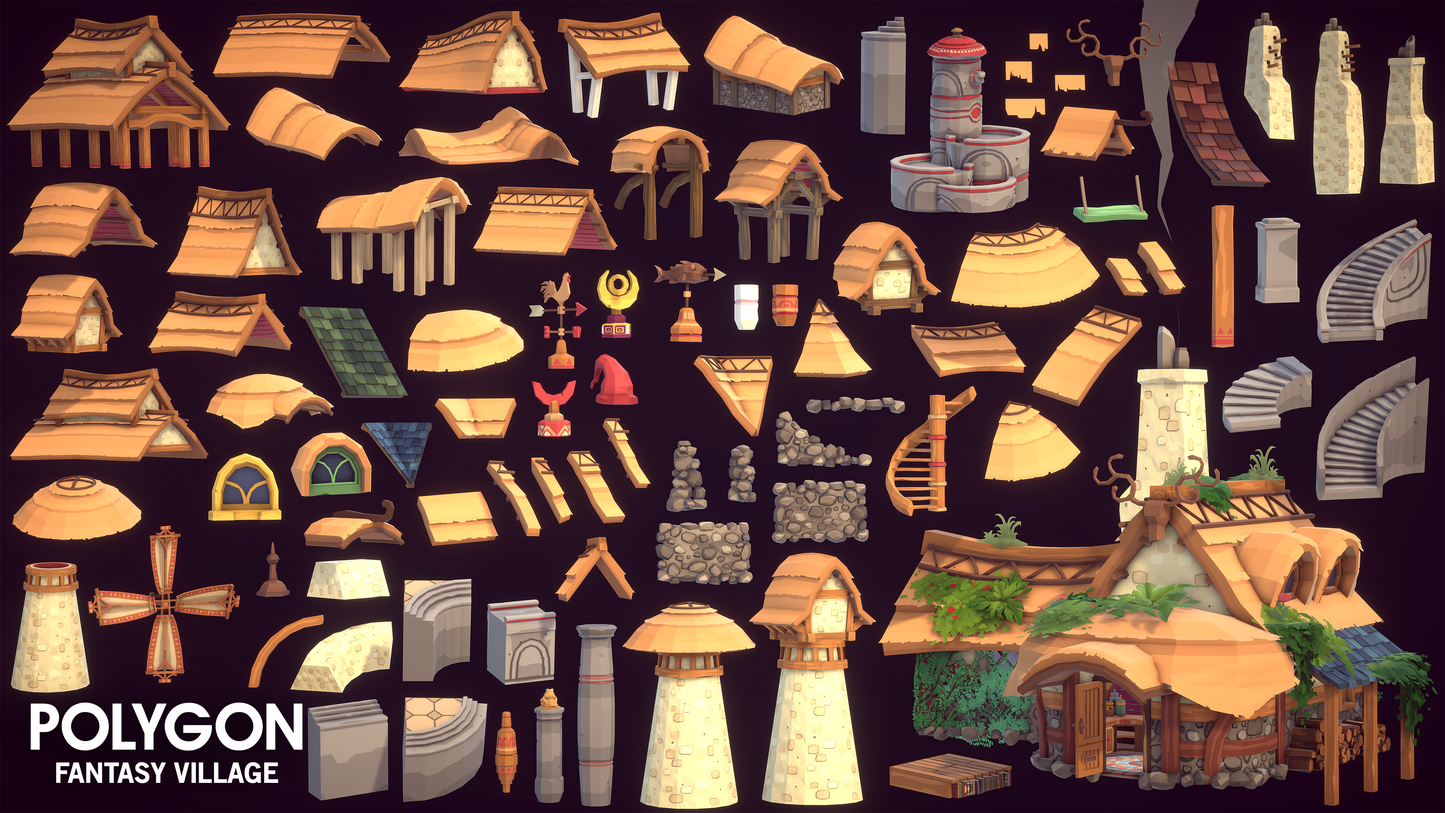 POLYGON - Fantasy Village