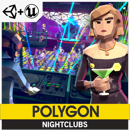 POLYGON - Nightclubs - 3D low poly asset pack