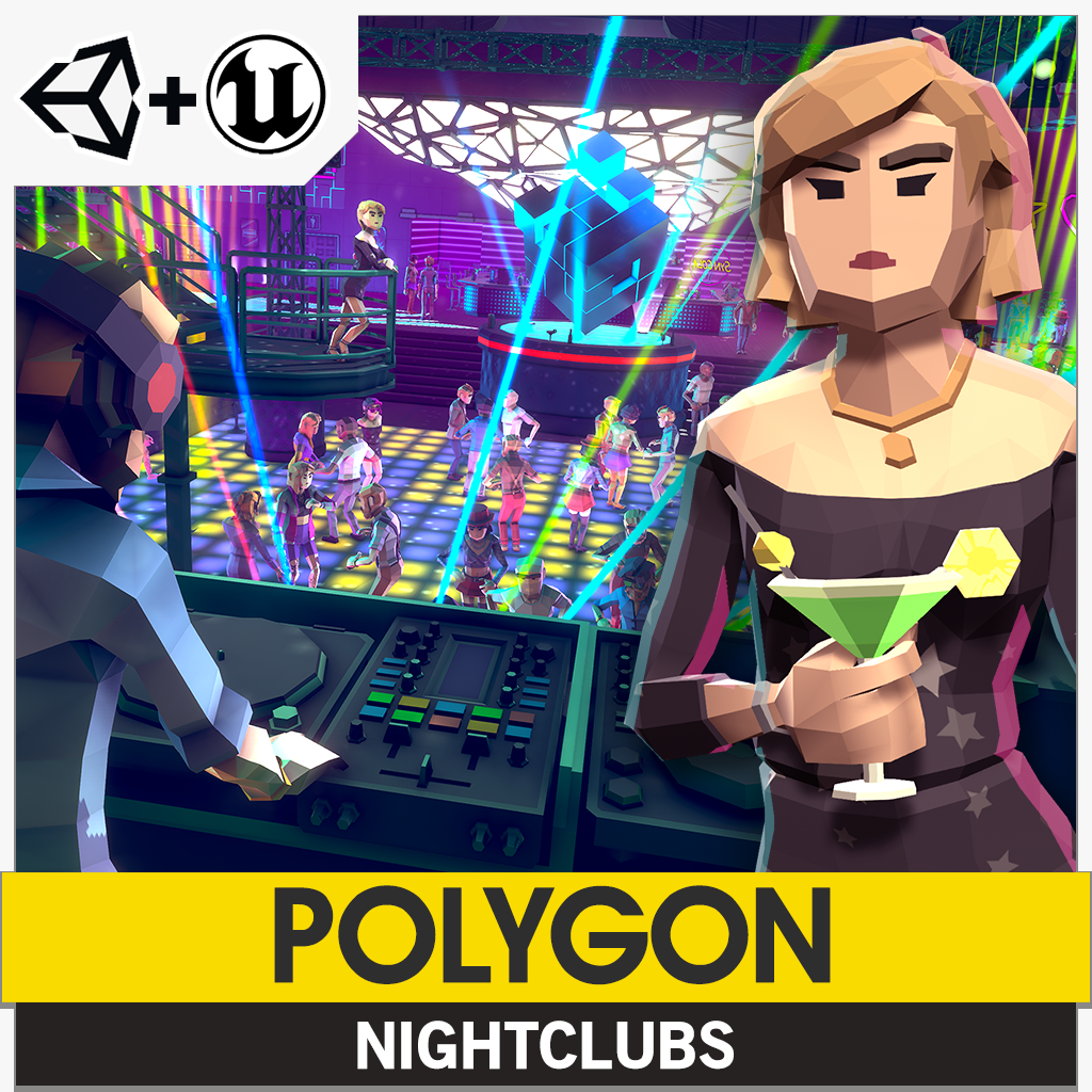 POLYGON | Nightclub Game Assets | Synty™ Official Store – Synty Store