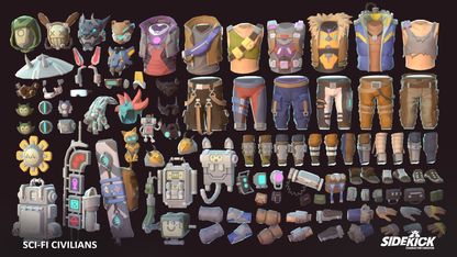 Sci-Fi Civilians – Sidekick Modular Characters