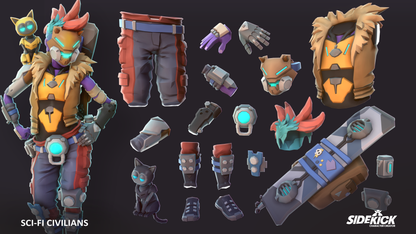 Sci-Fi Civilians – Sidekick Modular Characters