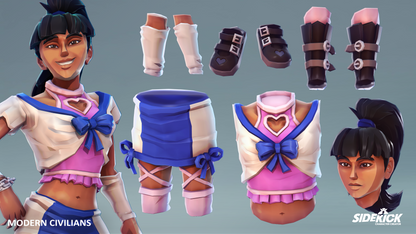 Modern Civilians - Sidekick Modular Characters