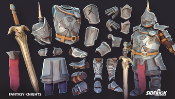 Sidekick | Fantasy Knights | Modular 3D Character Pack – Synty Store