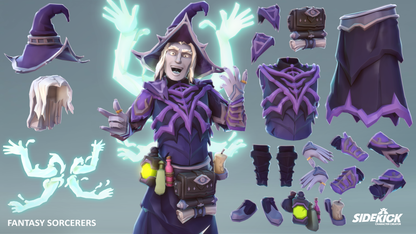 Fantasy Sorcerers - Sidekick Modular Characters