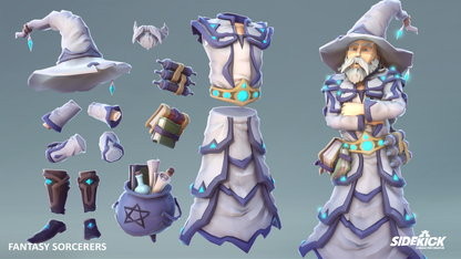 Fantasy Sorcerers - Sidekick Modular Characters