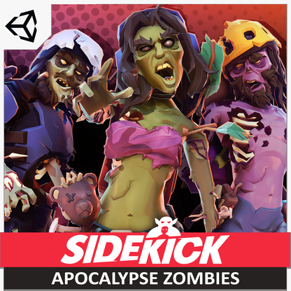 Apocalypse Zombies - Sidekick Modular Characters