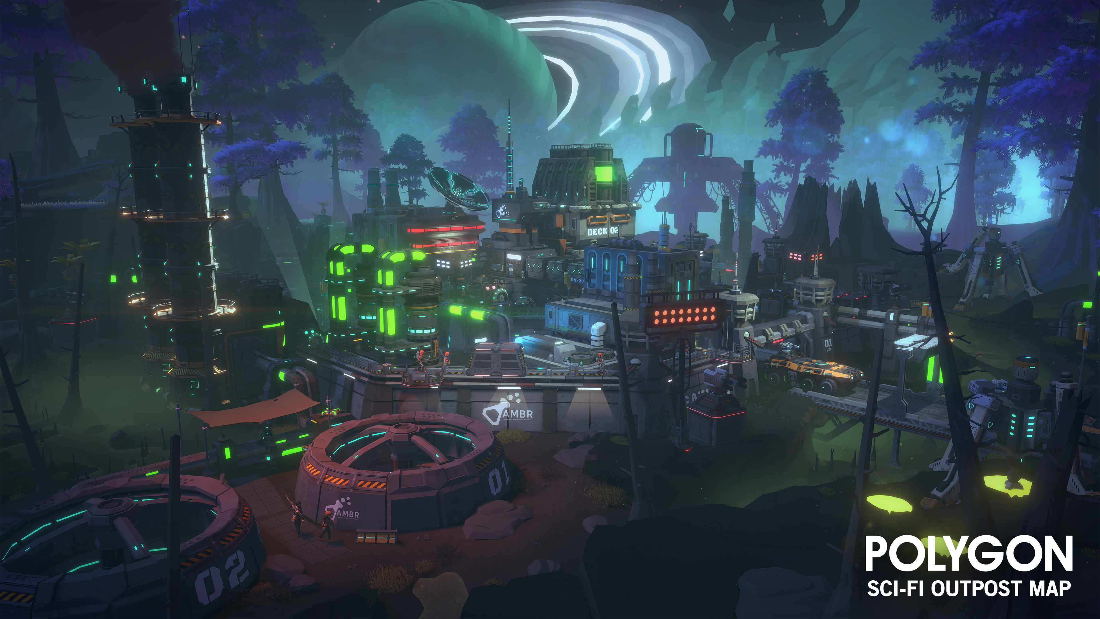 POLYGON | Sci-Fi Outpost Map | Synty™ Official Store – Synty Store