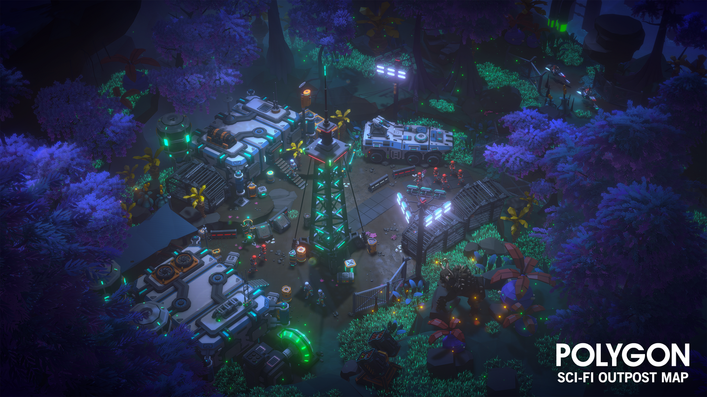POLYGON - Sci-Fi Outpost Map