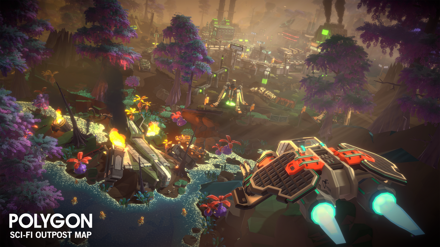 POLYGON - Sci-Fi Outpost Map