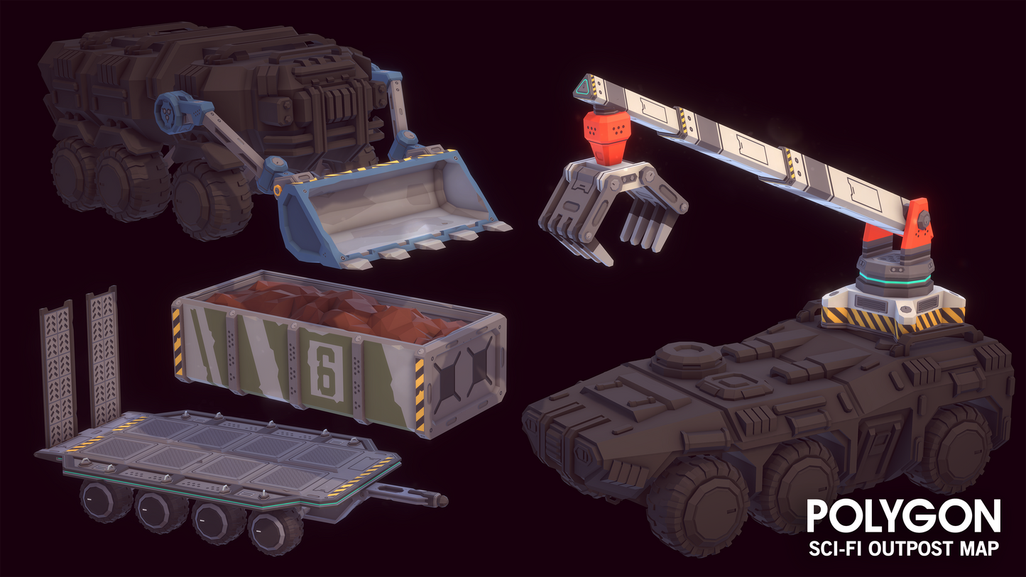 POLYGON - Sci-Fi Outpost Map