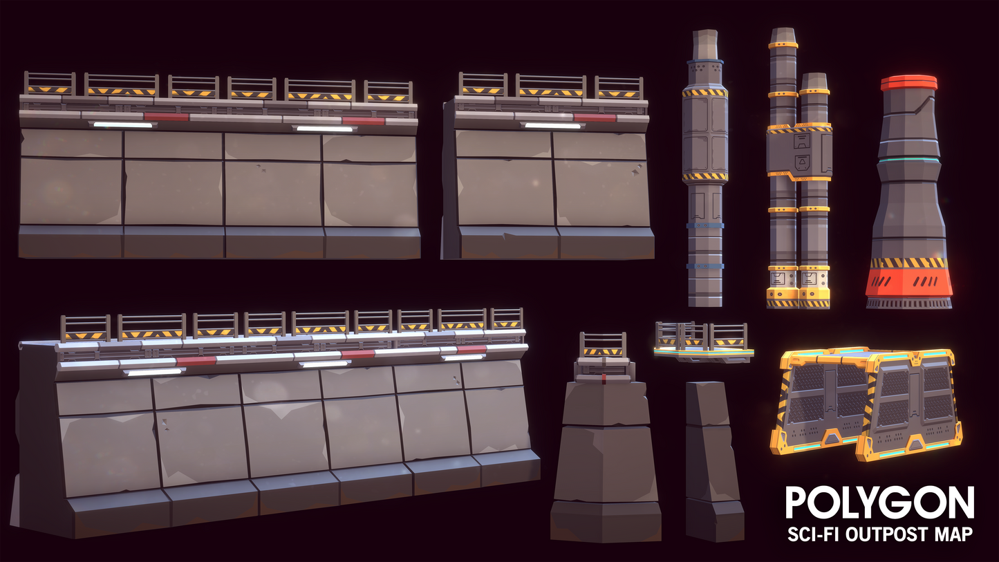 POLYGON - Sci-Fi Outpost Map
