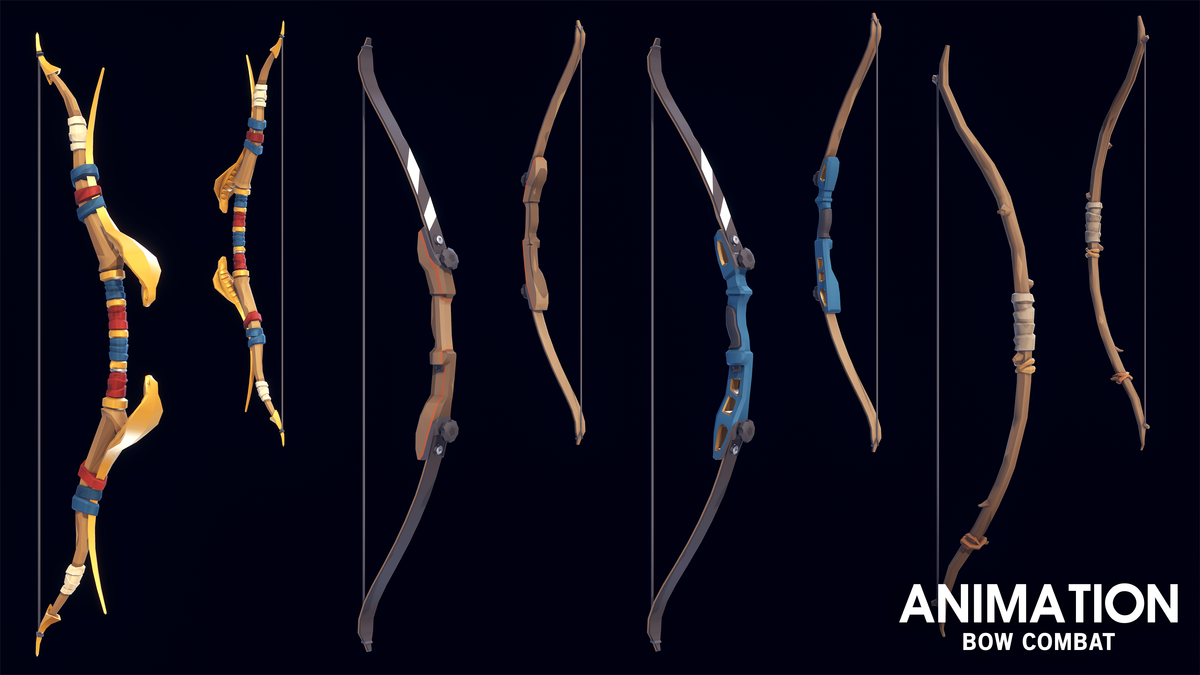 ANIMATION | Bow Combat | 3D Asset Pack – Synty Store