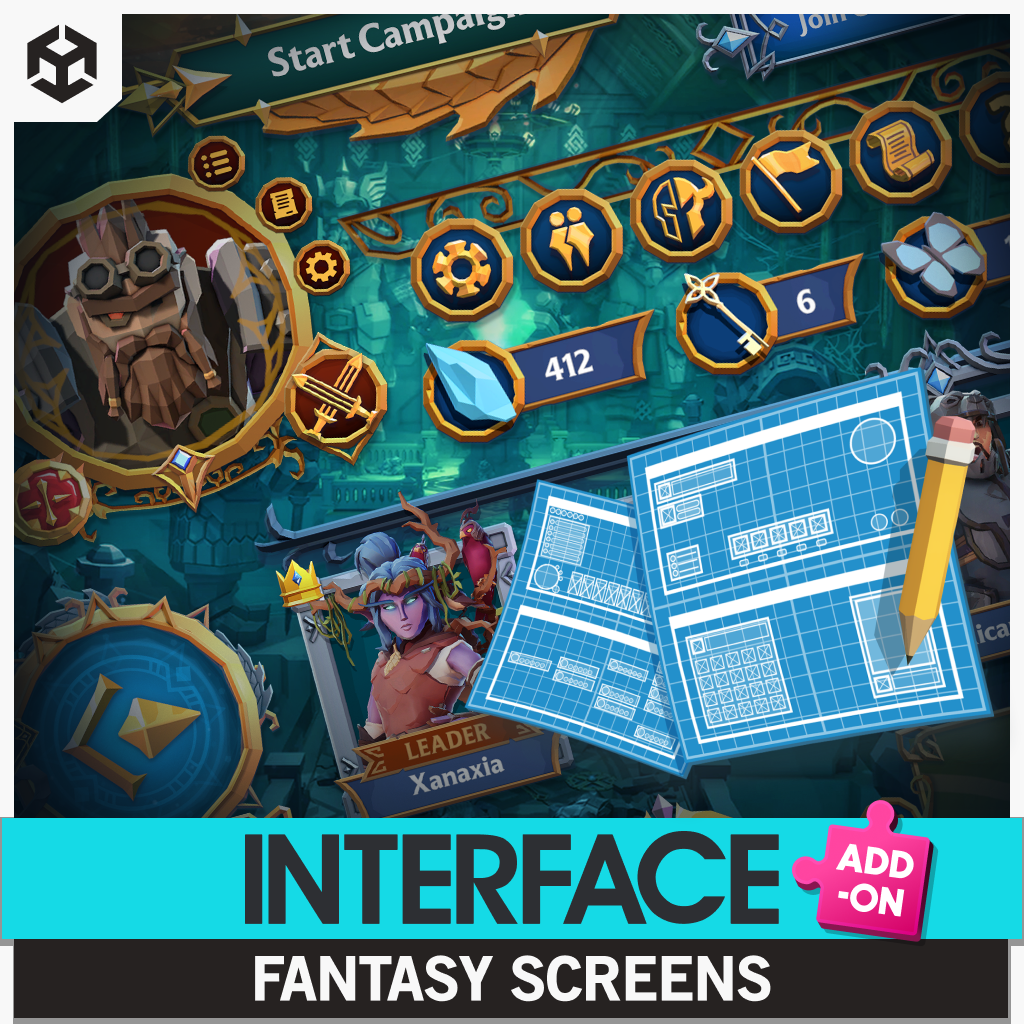 INTERFACE - Fantasy Screens Add-On