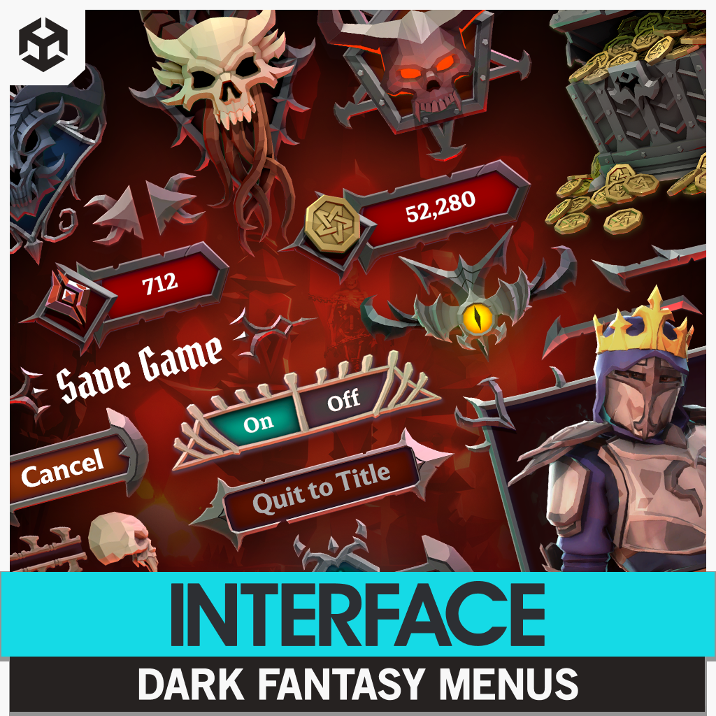 INTERFACE - Dark Fantasy Menus