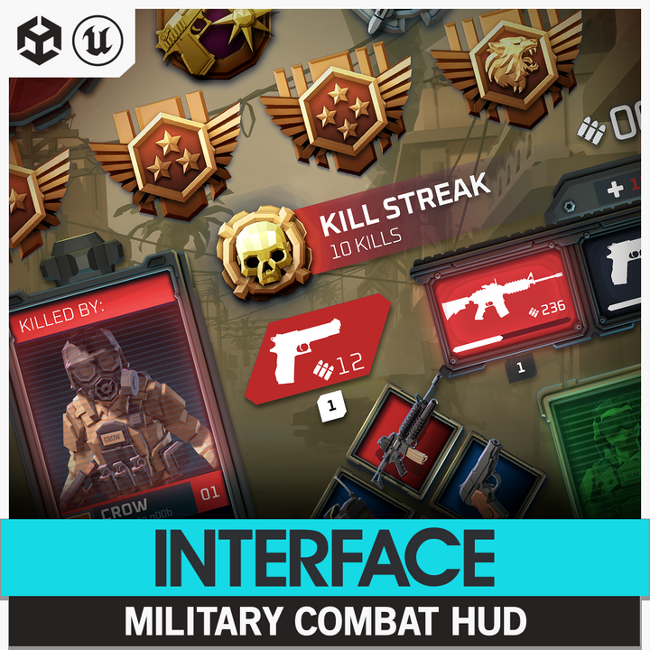 INTERFACE | Game Ready User Interface Assets | Synty Store