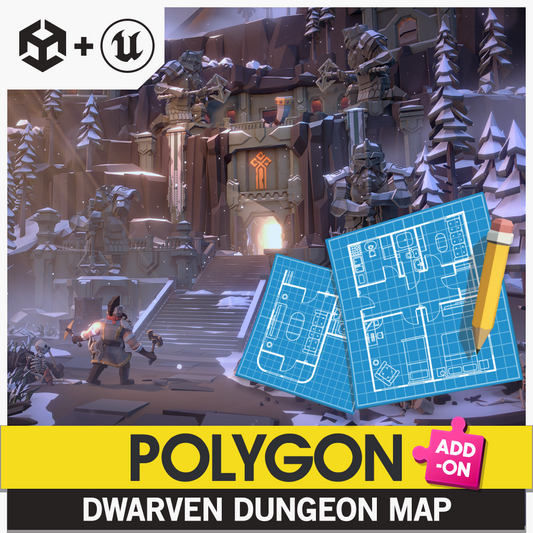 POLYGON - Dwarven Dungeon Map