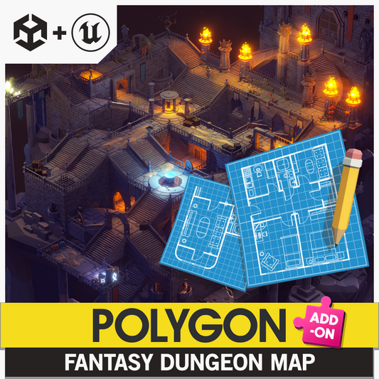 POLYGON - Fantasy Dungeon Map
