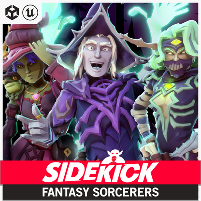 Fantasy Sorcerers - Sidekick Modular Characters