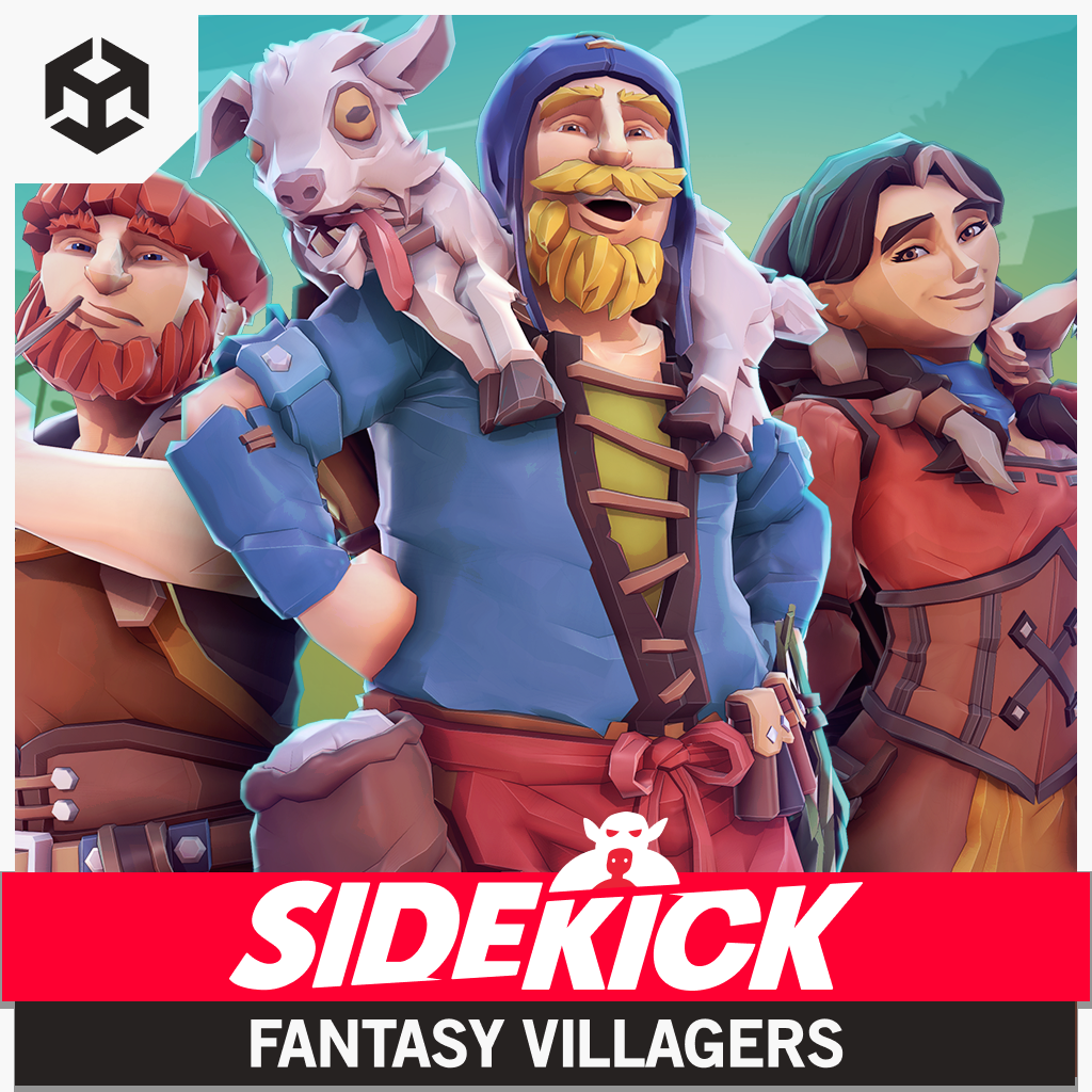 Fantasy Villagers - Sidekick Modular Characters