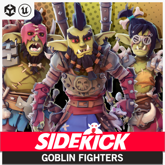 Goblin Fighters - Sidekick Modular Characters