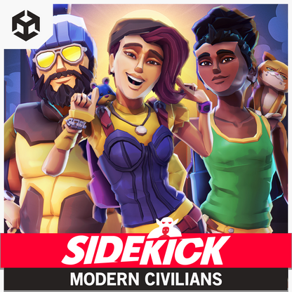 Modern Civilians - Sidekick Modular Characters