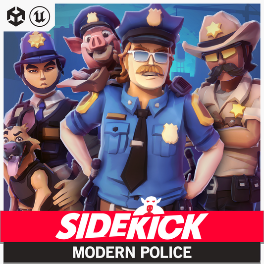 Modern Police - Sidekick Modular Characters