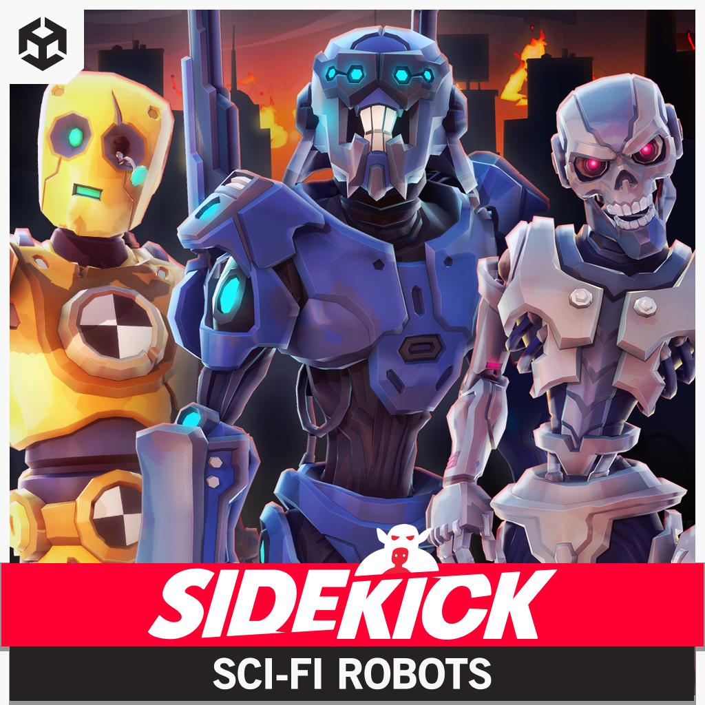 Sci-Fi Robots - Sidekick Modular Characters