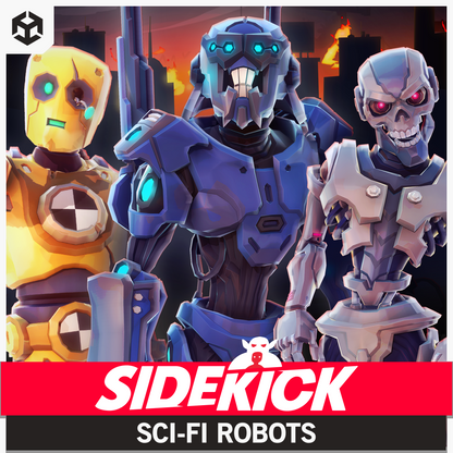 Sci-Fi Robots - Sidekick Modular Characters