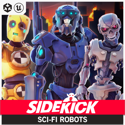 Sci-Fi Robots - Sidekick Modular Characters