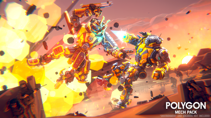 Unreal Engine Mech Game Characters