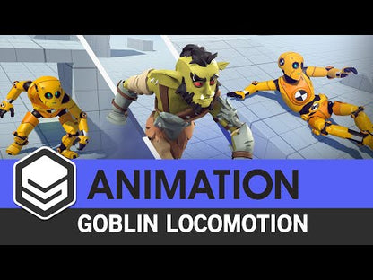 YouTube trailer for the ANIMATION Goblin Locomotion asset pack