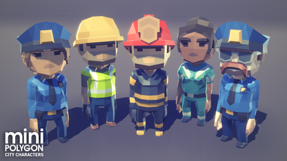POLYGON MINI - City Characters Pack