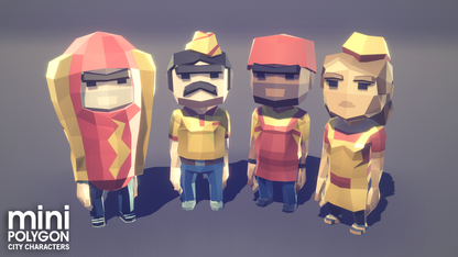 POLYGON MINI - City Characters Pack