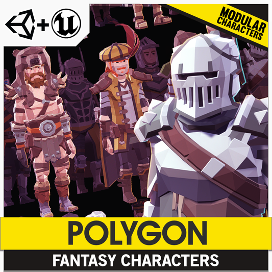 POLYGON - Modular Fantasy Hero Characters