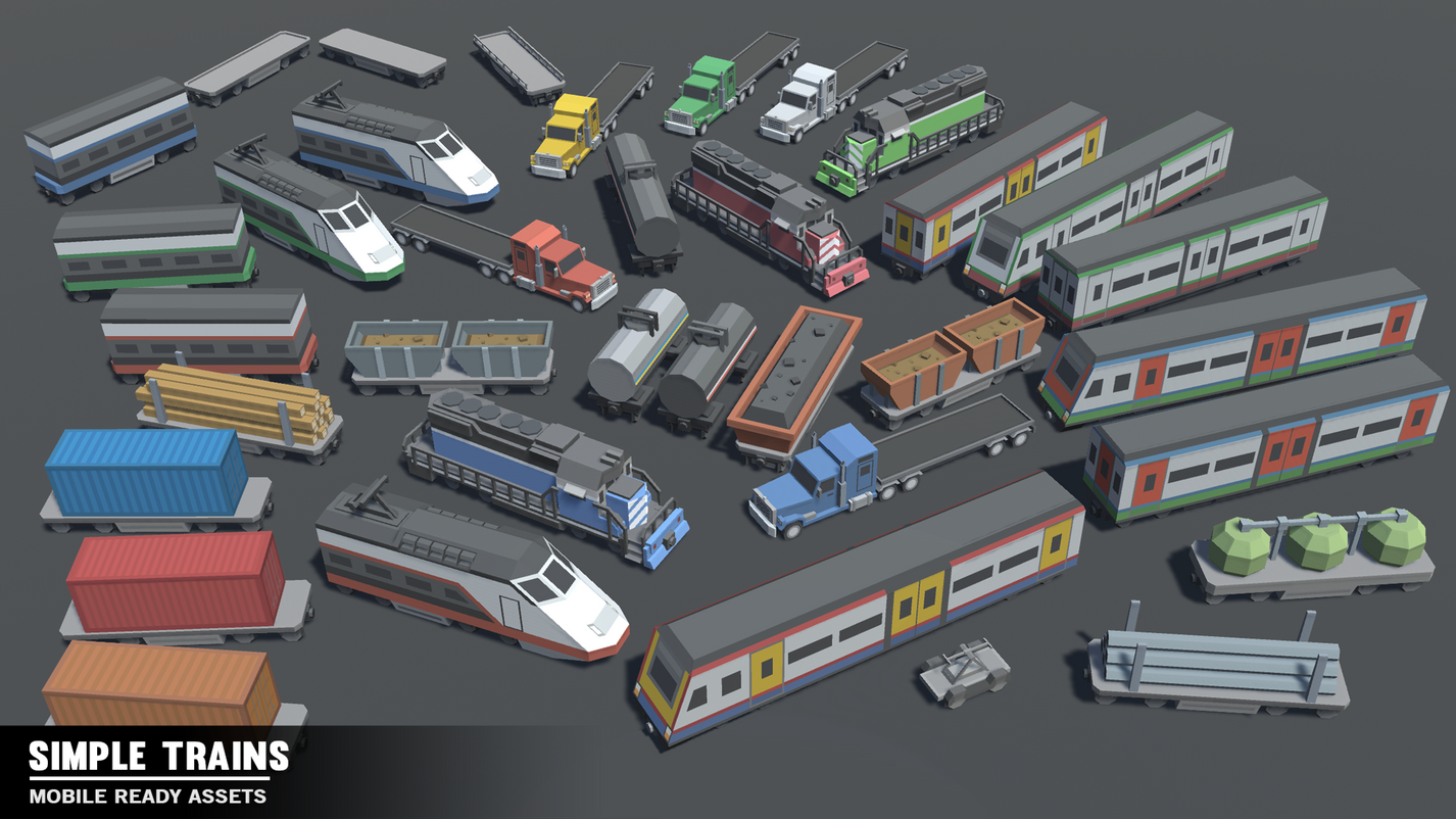 Train simple. Low Poly поезд. Simple vehicles Assets. Simple cars Assets. Assets Train.