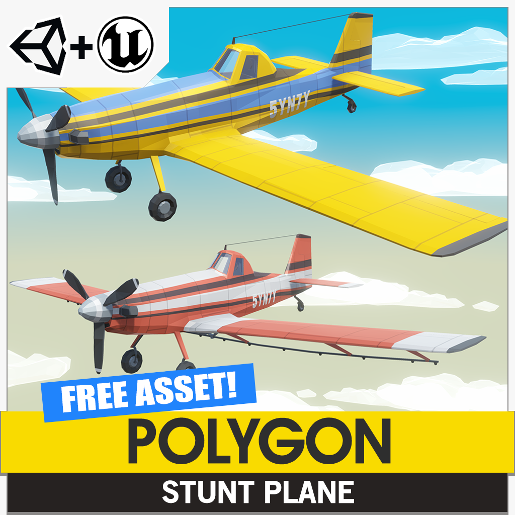 POLYGON - Stunt Plane | FREE