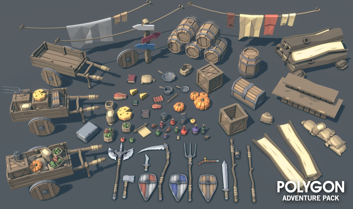 POLYGON | Adventure Pack | 3D Game Assets – Synty Store