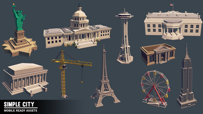 Simple City - Cartoon Assets - Synty Studios - Unity and Unreal 3D low poly assets for game development