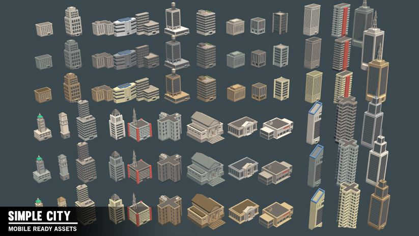 SIMPLE | City | Cartoon 3D Asset Pack – Synty Store